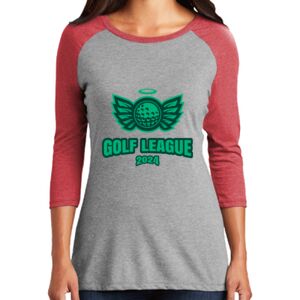 TriBlend Women's 3/4 Raglan Tee Thumbnail