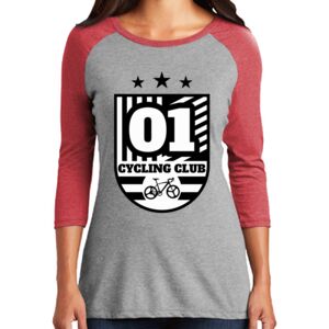 TriBlend Women's 3/4 Raglan Tee Thumbnail