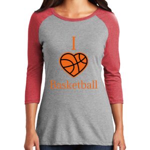 TriBlend Women's 3/4 Raglan Tee Thumbnail