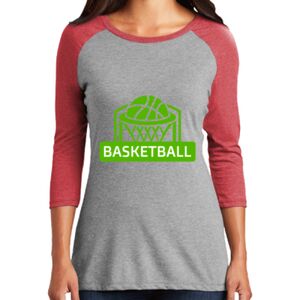 TriBlend Women's 3/4 Raglan Tee Thumbnail