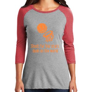 TriBlend Women's 3/4 Raglan Tee Thumbnail