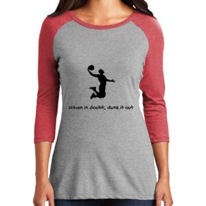 TriBlend Women's 3/4 Raglan Tee Thumbnail