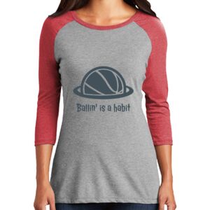 TriBlend Women's 3/4 Raglan Tee Thumbnail