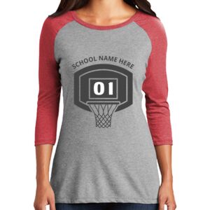 TriBlend Women's 3/4 Raglan Tee Thumbnail