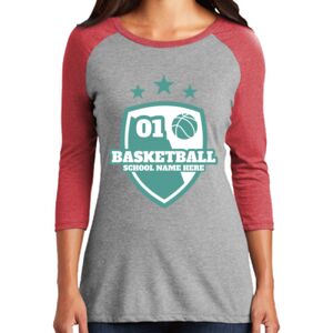 TriBlend Women's 3/4 Raglan Tee Thumbnail