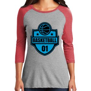 TriBlend Women's 3/4 Raglan Tee Thumbnail