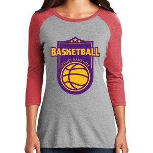 TriBlend Women's 3/4 Raglan Tee Thumbnail