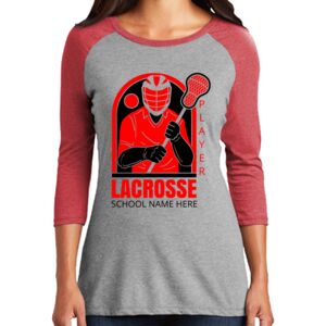 TriBlend Women's 3/4 Raglan Tee Thumbnail