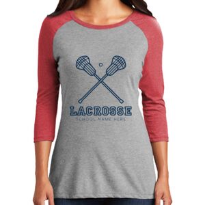 TriBlend Women's 3/4 Raglan Tee Thumbnail