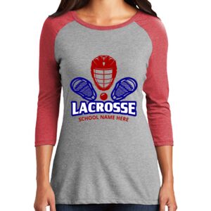 TriBlend Women's 3/4 Raglan Tee Thumbnail