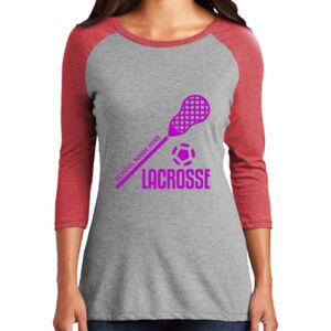 TriBlend Women's 3/4 Raglan Tee Thumbnail