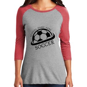TriBlend Women's 3/4 Raglan Tee Thumbnail