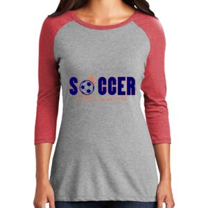 TriBlend Women's 3/4 Raglan Tee Thumbnail