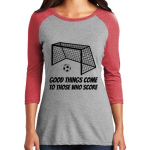 TriBlend Women's 3/4 Raglan Tee Thumbnail