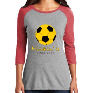 TriBlend Women's 3/4 Raglan Tee Thumbnail