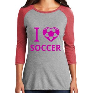 TriBlend Women's 3/4 Raglan Tee Thumbnail