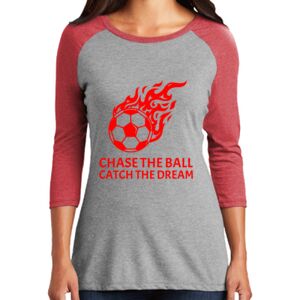 TriBlend Women's 3/4 Raglan Tee Thumbnail