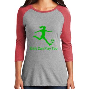 TriBlend Women's 3/4 Raglan Tee Thumbnail