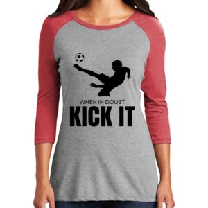 TriBlend Women's 3/4 Raglan Tee Thumbnail