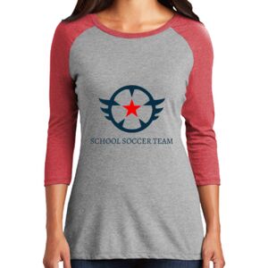 TriBlend Women's 3/4 Raglan Tee Thumbnail