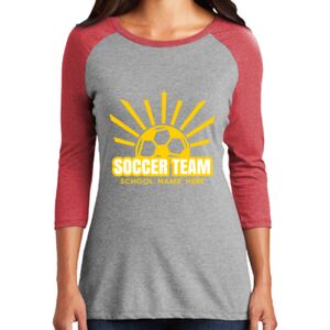 TriBlend Women's 3/4 Raglan Tee Thumbnail