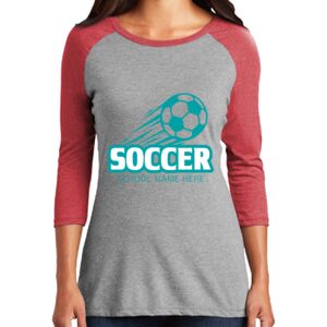 TriBlend Women's 3/4 Raglan Tee Thumbnail