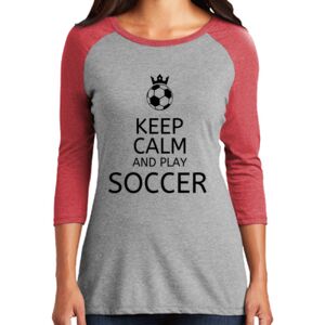 TriBlend Women's 3/4 Raglan Tee Thumbnail