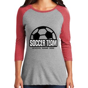 TriBlend Women's 3/4 Raglan Tee Thumbnail