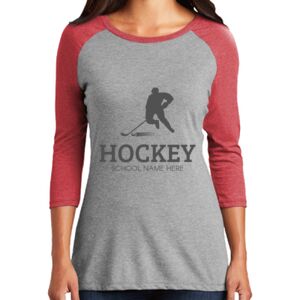 TriBlend Women's 3/4 Raglan Tee Thumbnail