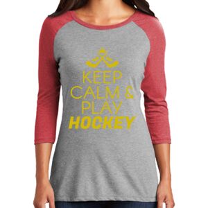 TriBlend Women's 3/4 Raglan Tee Thumbnail