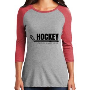 TriBlend Women's 3/4 Raglan Tee Thumbnail