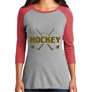 TriBlend Women's 3/4 Raglan Tee Thumbnail