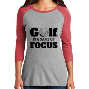 TriBlend Women's 3/4 Raglan Tee Thumbnail