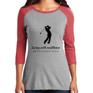 TriBlend Women's 3/4 Raglan Tee Thumbnail