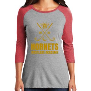 TriBlend Women's 3/4 Raglan Tee Thumbnail
