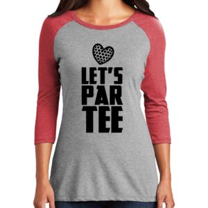 TriBlend Women's 3/4 Raglan Tee Thumbnail