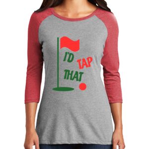 TriBlend Women's 3/4 Raglan Tee Thumbnail
