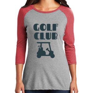 TriBlend Women's 3/4 Raglan Tee Thumbnail