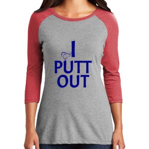 TriBlend Women's 3/4 Raglan Tee Thumbnail