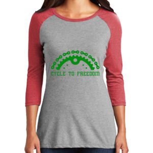 TriBlend Women's 3/4 Raglan Tee Thumbnail