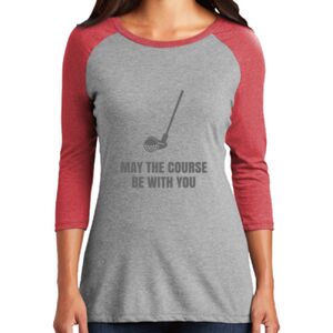 TriBlend Women's 3/4 Raglan Tee Thumbnail