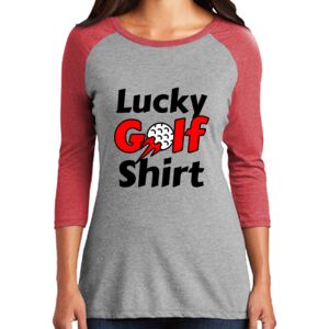 TriBlend Women's 3/4 Raglan Tee Thumbnail