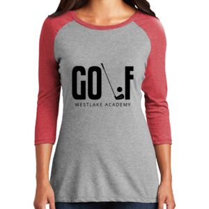 TriBlend Women's 3/4 Raglan Tee Thumbnail