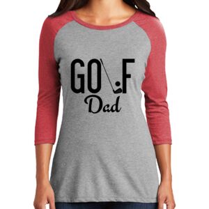 TriBlend Women's 3/4 Raglan Tee Thumbnail