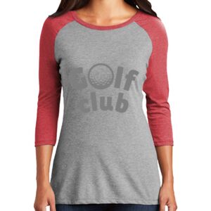 TriBlend Women's 3/4 Raglan Tee Thumbnail