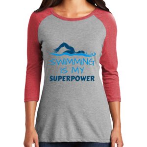 TriBlend Women's 3/4 Raglan Tee Thumbnail