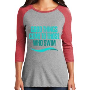 TriBlend Women's 3/4 Raglan Tee Thumbnail