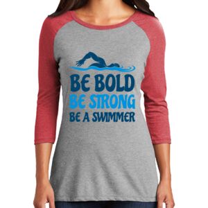 TriBlend Women's 3/4 Raglan Tee Thumbnail
