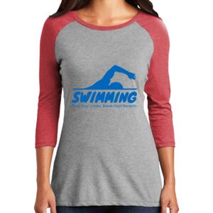TriBlend Women's 3/4 Raglan Tee Thumbnail
