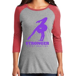 TriBlend Women's 3/4 Raglan Tee Thumbnail